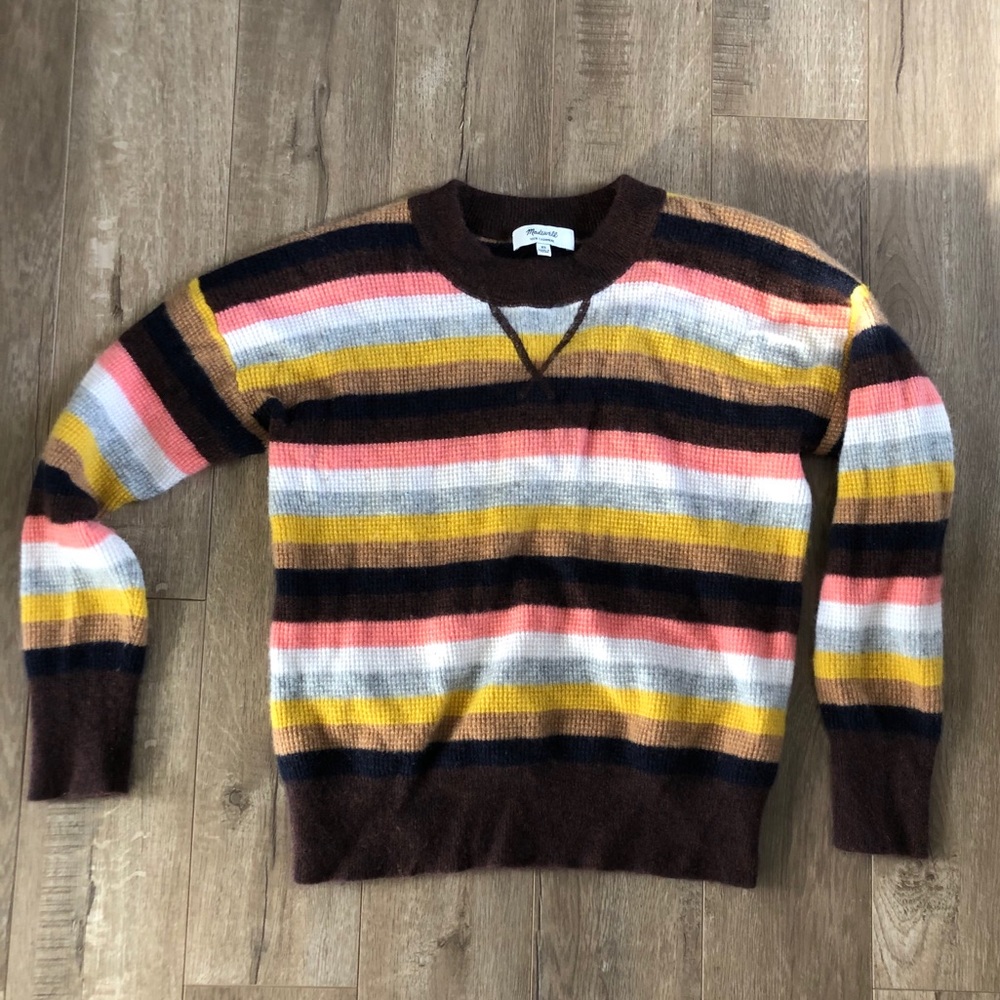 Madewell 100% cashmere shrunken sweatshirt